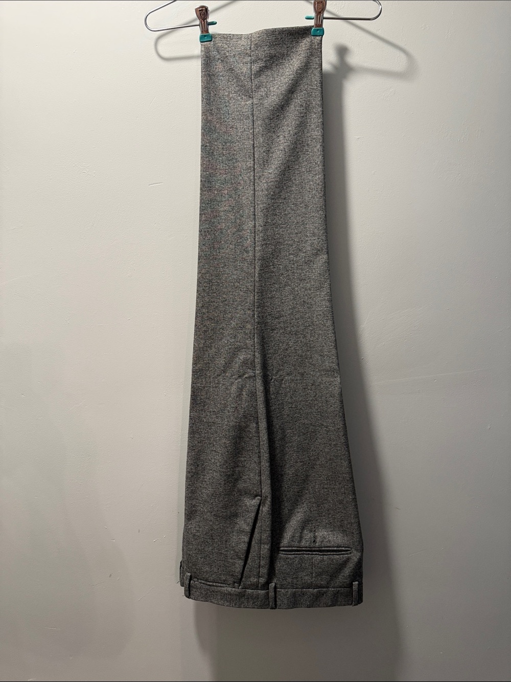 Express Men's Gray Dress Pants - Tailored Straight Leg